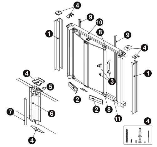 NOVELLINI exploded view KING S