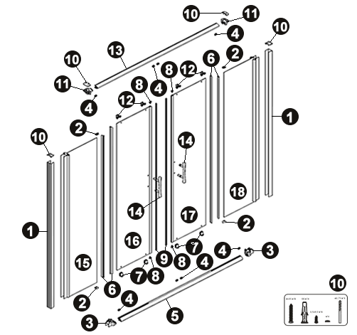 NOVELLINI exploded view KING 2A