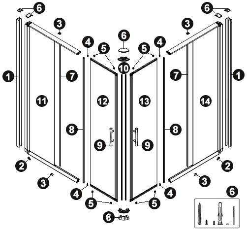 NOVELLINI exploded view KING A