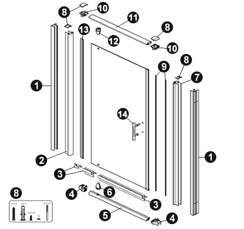 NOVELLINI exploded view KING G