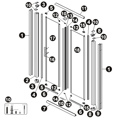 NOVELLINI exploded view KING S
