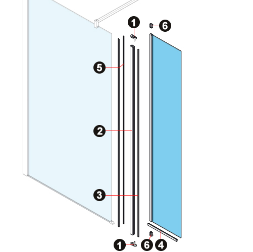 NOVELLINI exploded view KUADRA HFP2