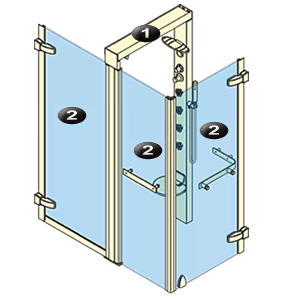 NOVELLINI exploded view LIFE 3
