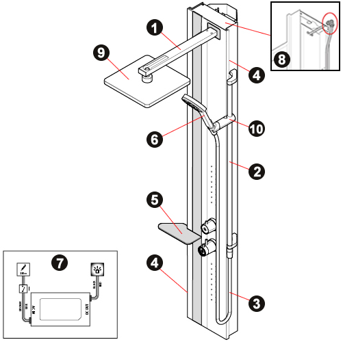NOVELLINI exploded view LINE 2