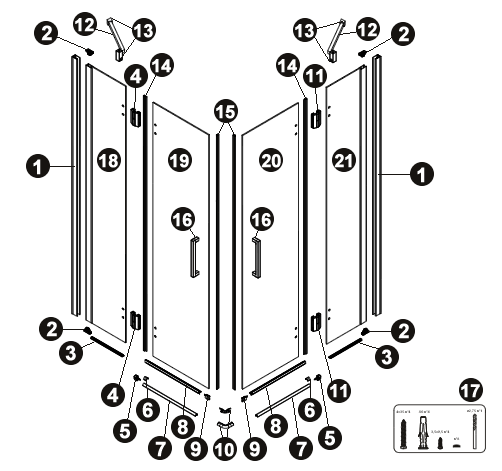 NOVELLINI exploded view LOUVRE A