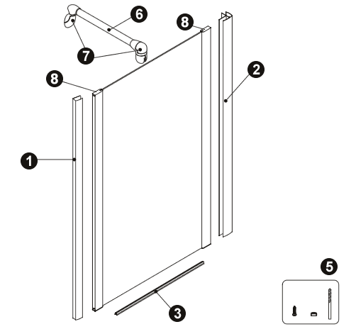 NOVELLINI exploded view LUNES F