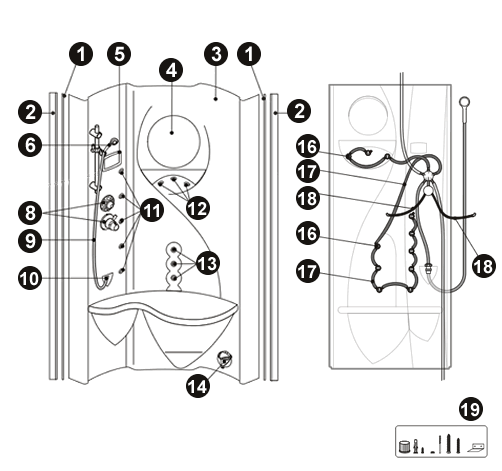 NOVELLINI exploded view NAUTISPARETEOLD