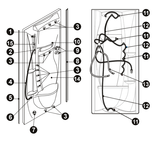 NOVELLINI exploded view NEW HOLIDAY 05-06 100 2F LATO SX