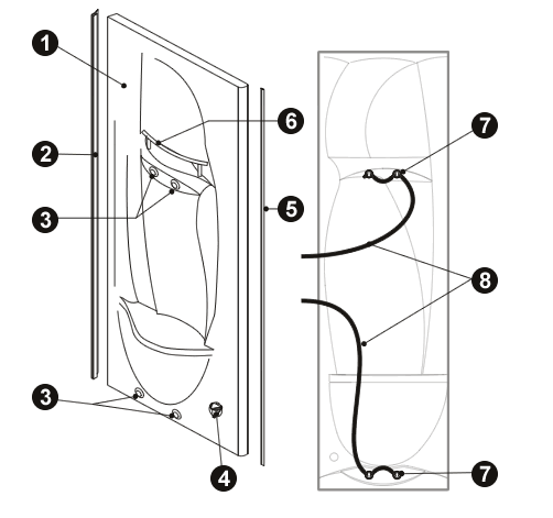 NOVELLINI exploded view NEW HOLIDAY 05-06 100X70 LATO DXD SIIDRO