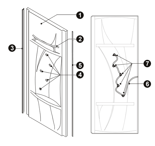 NOVELLINI exploded view NEW HOLIDAY 05-06 BI90 LATO DX SIIDRO