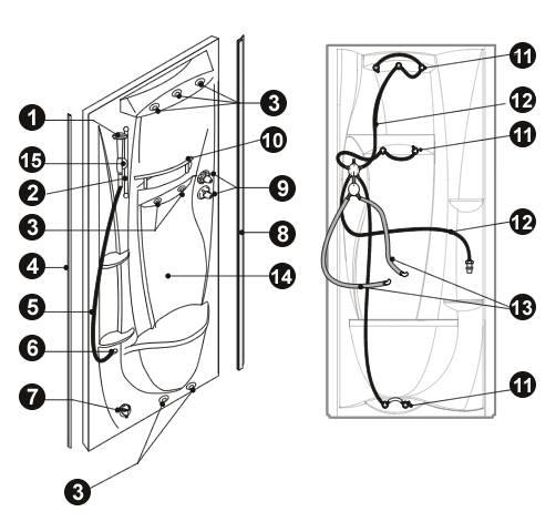 NOVELLINI exploded view NEW HOLIDAY 05-06 S100 LATO SX
