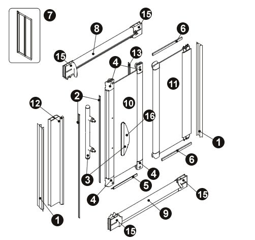 NOVELLINI exploded view NEW HOLIDAY 07-08 2P100 BOXDX