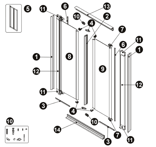 NOVELLINI exploded view NEW HOLIDAY 07-08 S100 BOXDX