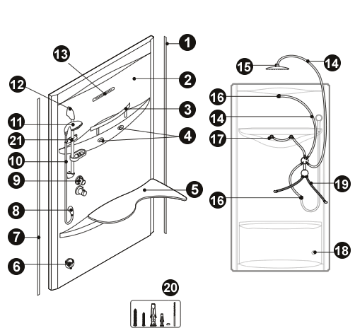 NOVELLINI exploded view NEW HOLIDAY 2007-08 R115DX LATOSX