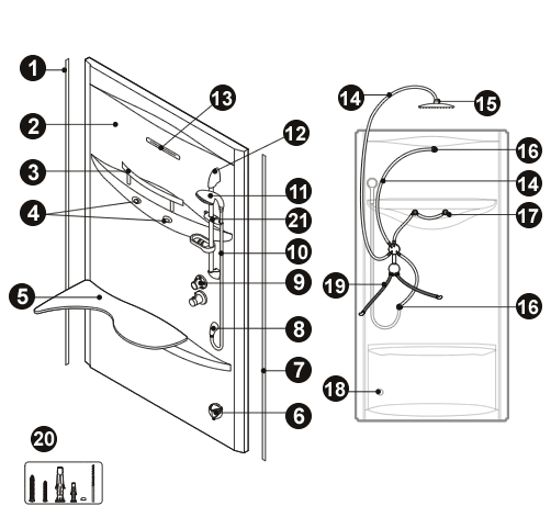 NOVELLINI exploded view NEW HOLIDAY 2007-08 R115SX LATODX