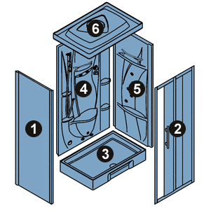 NOVELLINI exploded view NEW HOLIDAY 2P120