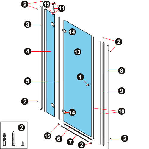 NOVELLINI exploded view NH 1B