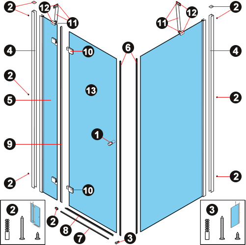 NOVELLINI exploded view NH GF