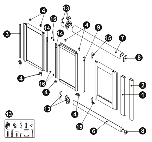 NOVELLINI exploded view NST13ALD