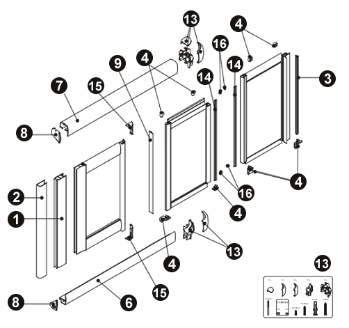 NOVELLINI exploded view NST13ALS