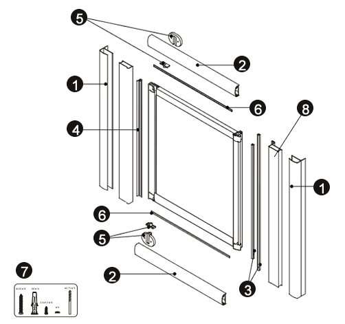 NOVELLINI exploded view NEW STAR G