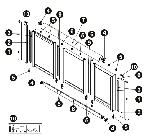 NOVELLINI exploded view NEW STAR V