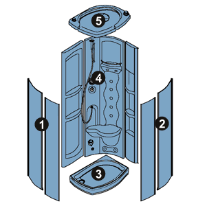 NOVELLINI exploded view OCEANIA 05-06 100