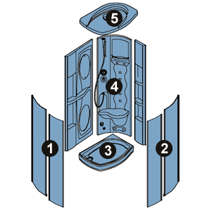 NOVELLINI exploded view OCEANIA 05-06 120