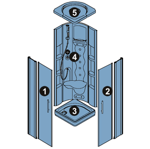 NOVELLINI exploded view OCEANIA 05-06 80