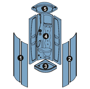 NOVELLINI exploded view OCEANIA 05-06 90
