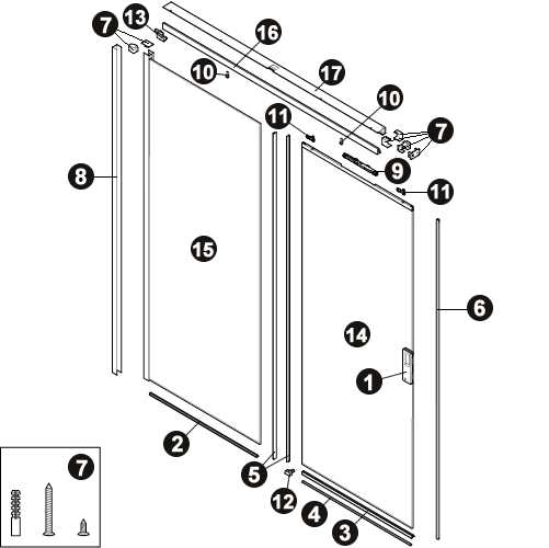 NOVELLINI exploded view OPERA 2PH
