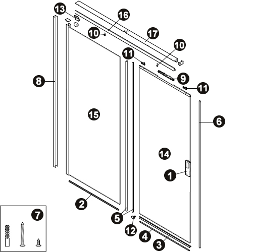 NOVELLINI exploded view OPERA PH
