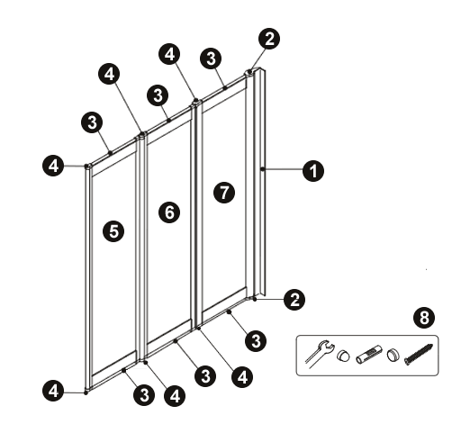 NOVELLINI exploded view PETER