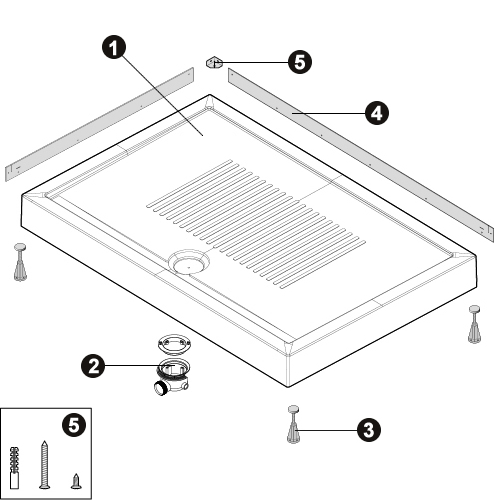 NOVELLINI exploded view PIATTO EONA