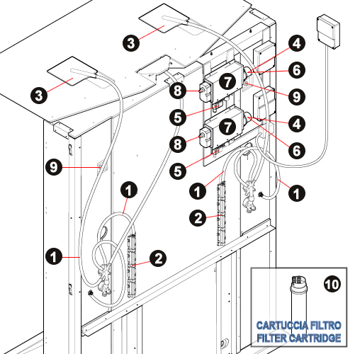 NOVELLINI exploded view RETROSKIDUAL