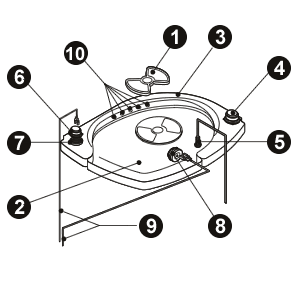 NOVELLINI exploded view ROTOPIOGGIA E SAUNA OCE100