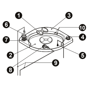 NOVELLINI exploded view ROTOPIOGGIA E SAUNA OCE90