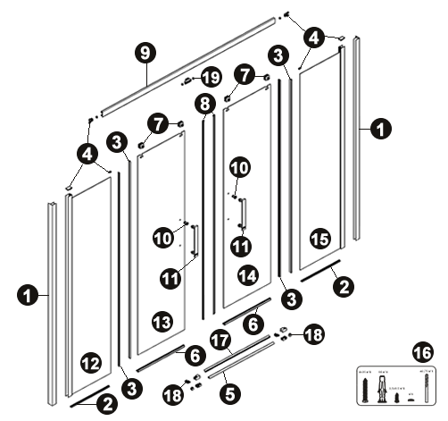 NOVELLINI exploded view RR 2AV