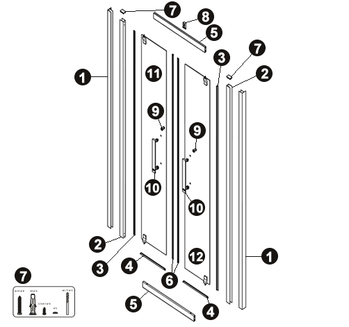 NOVELLINI exploded view RR B