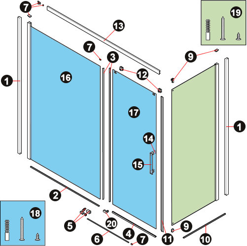 NOVELLINI exploded view RR PHF