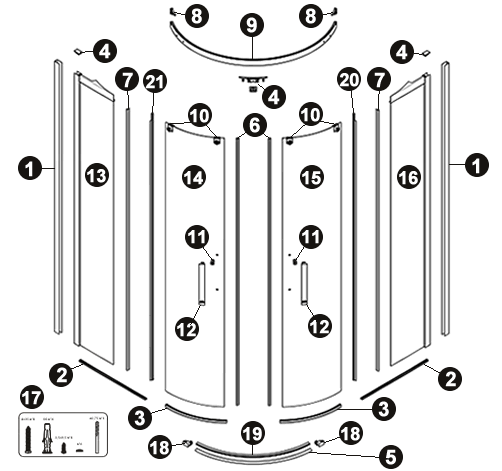 NOVELLINI exploded view RR R