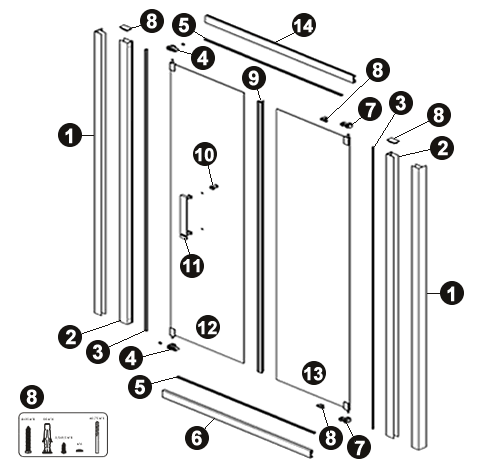 NOVELLINI exploded view RR S