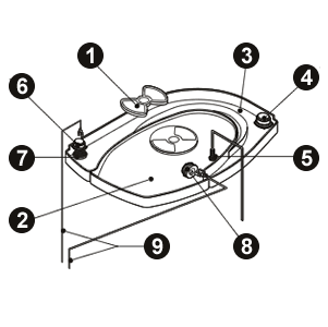 Vue éclatée NOVELLINI SAUNA PLUS OCE120