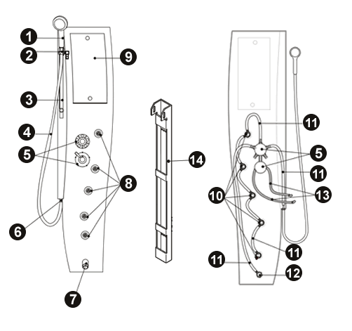 NOVELLINI exploded view SICEMECCA
