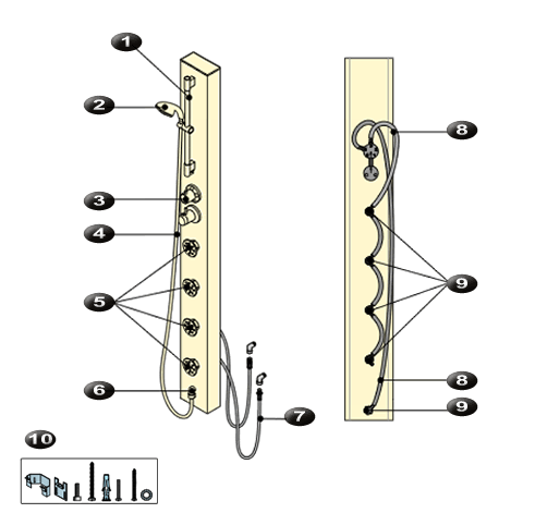 NOVELLINI exploded view SOUL 3