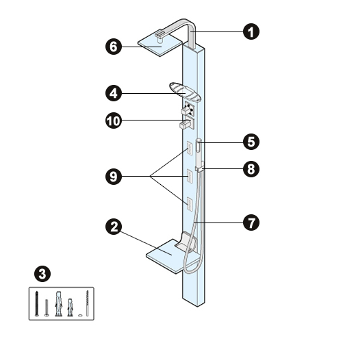 NOVELLINI exploded view SOUL 4