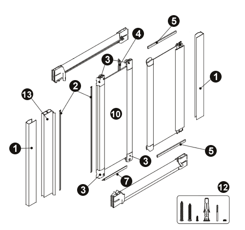 NOVELLINI exploded view STAR 2P 2005 >