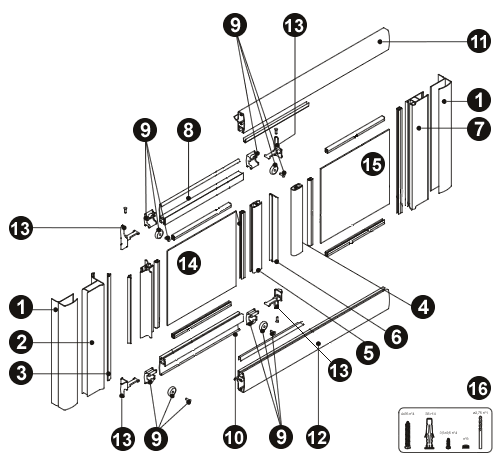 NOVELLINI exploded view ST12PD