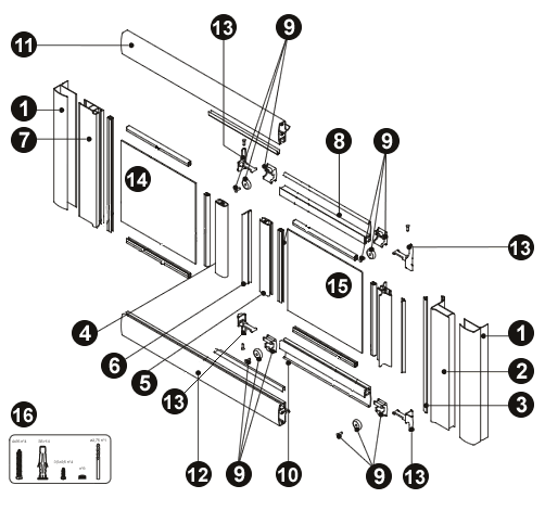 NOVELLINI exploded view ST12PS