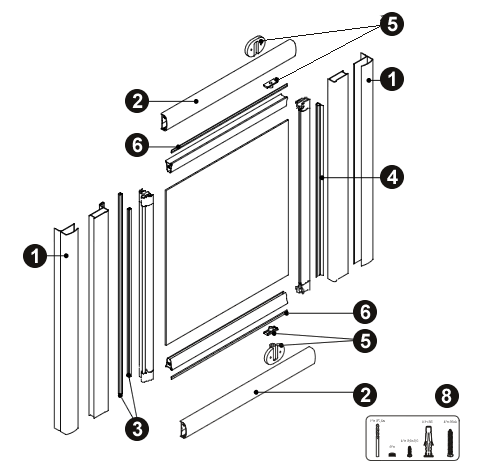 NOVELLINI exploded view ST1GD
